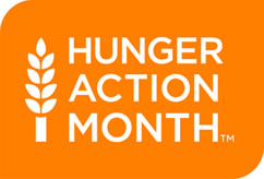 Hunger Action Month Logo